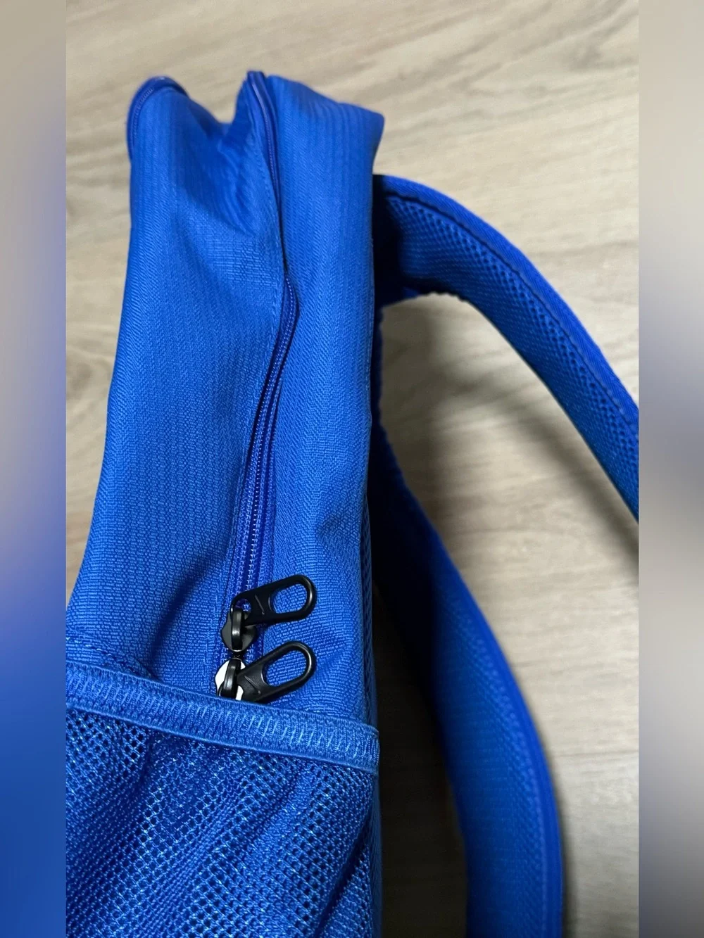 Nike Royal Blue and Black Men's Backpack with White Swoosh